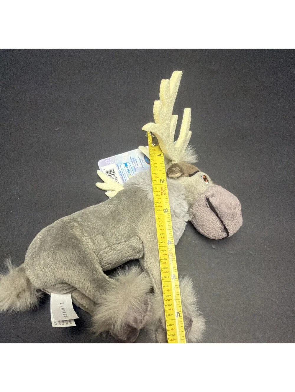 Kohls Disney Frozen Sven Reindeer Stuffed Plush Felt Antlers 9”x 7” NWT Clean